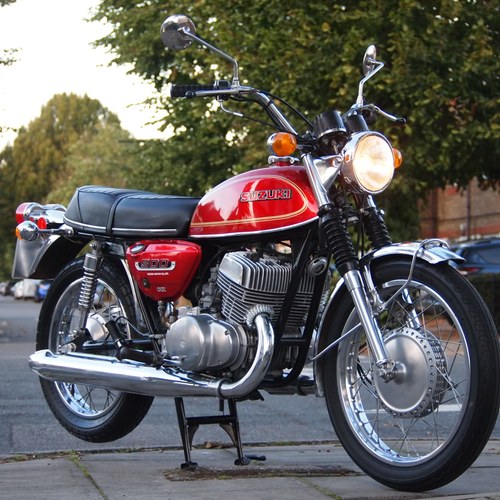 1974 Suzuki T500 Classic Two Stroke Twin Air Cooled. SOLD
