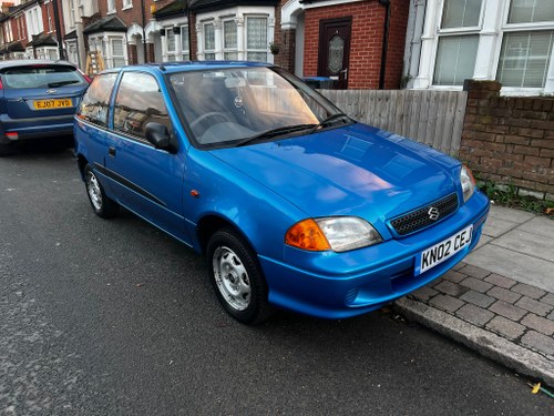 Suzuki Swift 21k Miles Petrol 2002 Manual Blue