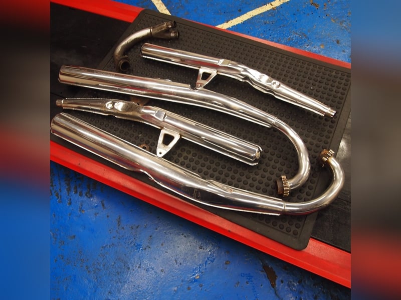 1976 Suzuki GT750 Original Exhaust System
