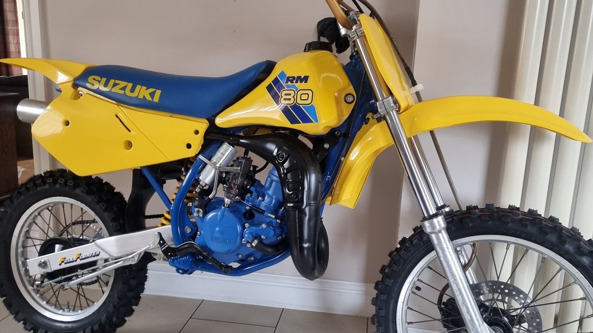 96 Rm 80 1986 Suzuki RM 80 Yellow Manual, 6 speed Right Hand Drive in Aberdare ...