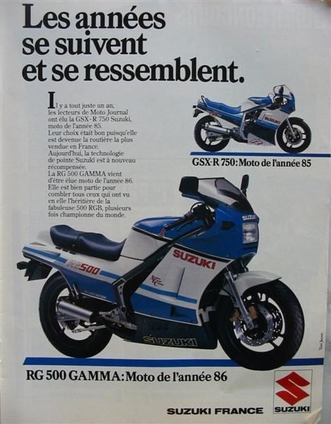 1986 Suzuki RG 500 - 2 1986 Suzuki RG 500 - 2