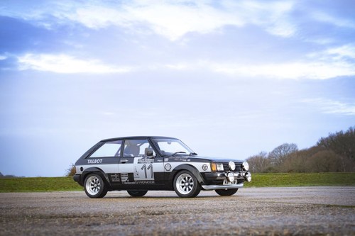 1980 Talbot Sunbeam Lotus For Sale by Auction