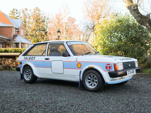 1982 Talbot Sunbeam Lotus For Sale by Auction