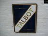 Talbot garage wall sign For Sale