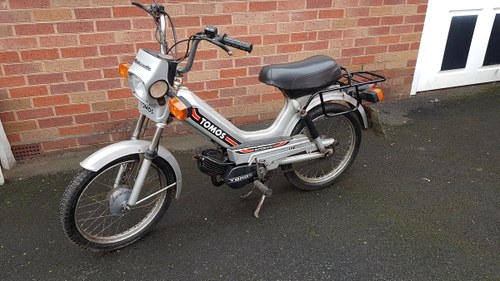 1986 Vintage Tomos 49cc moped running V5 present GC For Sale