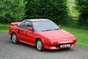 1987 TOYOTA MR2 MK1 RED T-BAR 12 MONTHS MOT In vendita