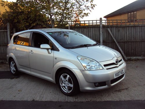 2007 Toyota Corolla Verso TR VVT-I – 7 Seater – With MOT £1,999 For Sale
