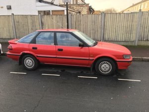 1991 Toyota Corolla 1.6 Petrol Red In vendita