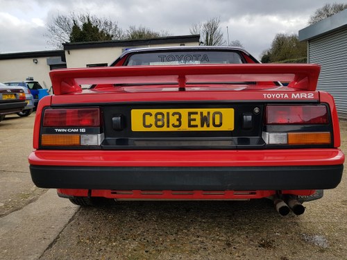 1986 red ,mr2 mk1 For Sale