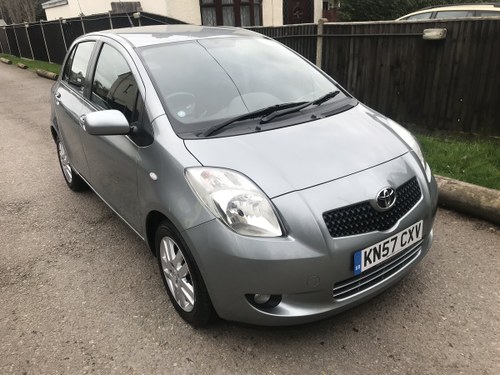 2007 TOYOTA YARIS ONLY ONE OWNER 1 YEARS MOT SUPERB CAR For Sale