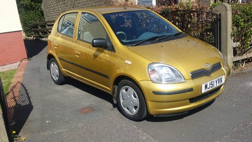2002 Toyota Yaris 1.3 Petrol 1 Owner 36k Miles 5dr For Sale