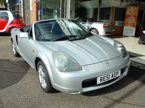 2001/51 Toyota MR2 1.8 VVTi Convertible 2dr 65598 miles For Sale