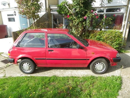 1985 TOYOTA STARLET DX 1 Ltr in RED For Sale
