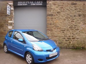 2009 59 TOYOTA AYGO 1.0 VVTI BLUE 3DR. 40754 MILES. A/C.  For Sale