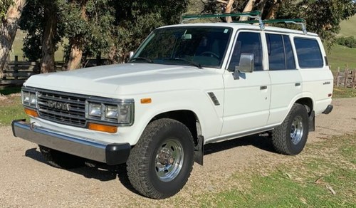 1988 Toyota Land Cruiser SUV Gas Auto Ivory LHD $21k  For Sale