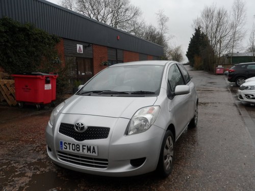 2008 SOUND DRIVER THIS 1LTR 3 DOOR YARIS WITH LONG MOT A/C ABS For Sale