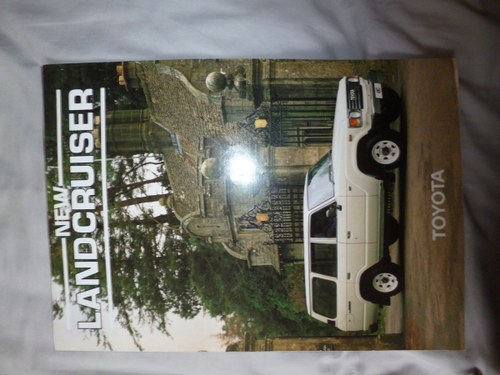 1984 Toyota Land Cruiser Classic Eighties Brochure SOLD