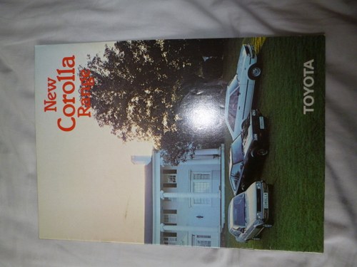 1981 Toyota Corolla Classic Eighties Brochure VENDUTO