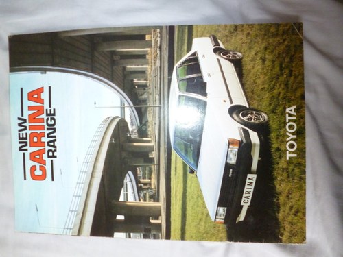 1982 Toyota Carina Classic Eighties Brochure SOLD