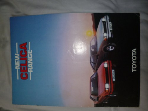 1983 Toyota Celica Classic Eighties Brochure VENDUTO