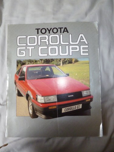 Corolla GT Coupe. Rare beast. SOLD