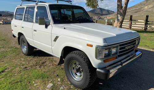 1988 Toyota Land Cruiser SUV 4WD 4x4 Ivory driver $21k For Sale