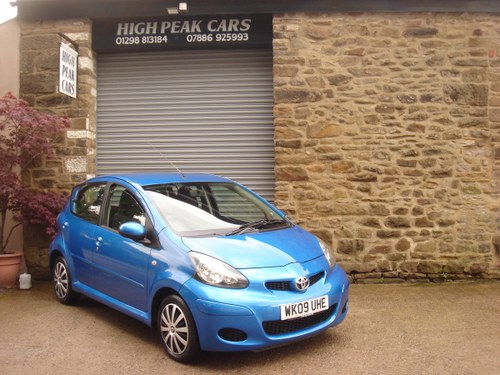 2009 09 TOYOTA AYGO 1.0 VVTI BLUE 5DR. AUTO. 21638 MILES.  For Sale