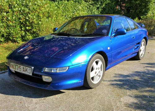 1995 A lovely UK MR2 GT T-bar Rev3 in Caribbean Blue In vendita