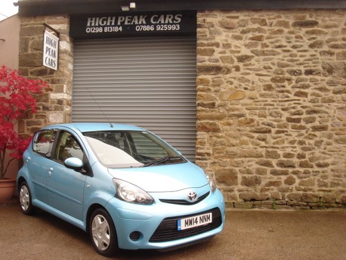 2014 14 TOYOTA AYGO 1.0 VVTI MOVE 5DR. AUTO. 30694 MILES A/C For Sale