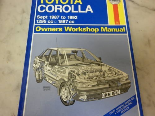 Workshop manual For Sale