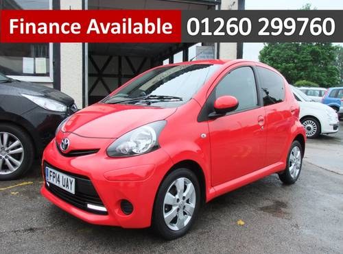 2014 TOYOTA AYGO 1.0 VVT-I MOVE WITH STYLE 5DR Manual SOLD
