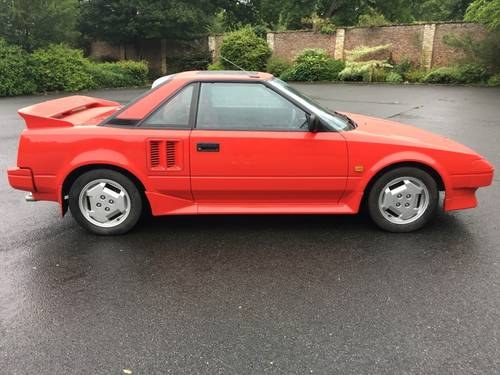 AUGUST AUCTION. 1986 Toyota MR2 1.6 For Sale by Auction