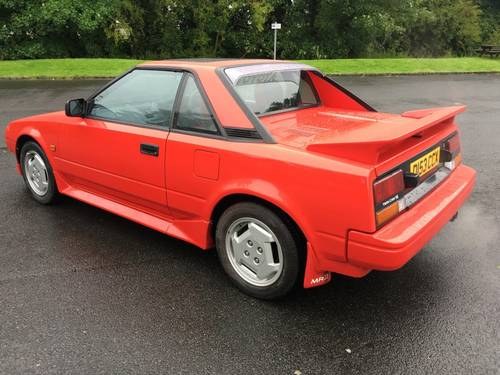 OCTOBER AUCTION. 1986 Toyota MR2 1.6 For Sale by Auction