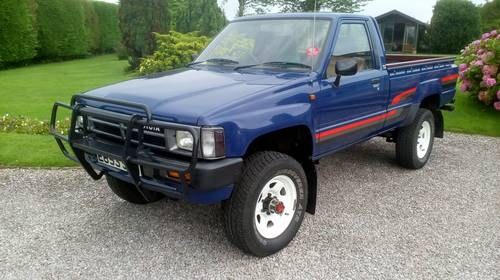 1987 Toyota Hi Lux 4X4 with 56,000 miles and one owner For Sale by Auction
