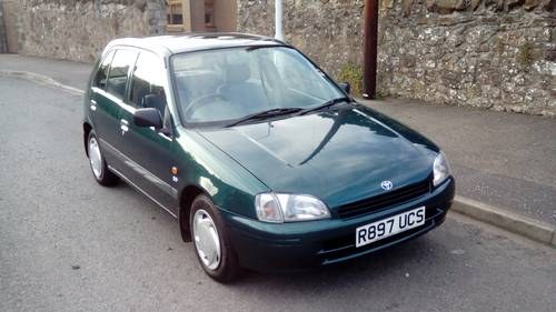 1997 Beautiful Toyota Starlet 1.3 CD, One owner, low mileage In vendita