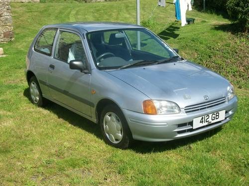 1998 toyota starlet 1.3 only 35000 miles SOLD