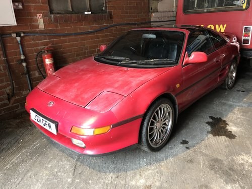 1992 Toyota MR2 T Bar Red GT GTI 16 Spares or Repairs SOLD