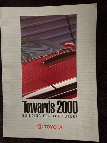 Toyota towards 2000 literature For Sale