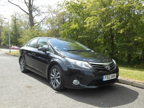 2012 Toyota Avensis 2.0 D4-D TR 4DR Saloon 1 Former + FSH SOLD