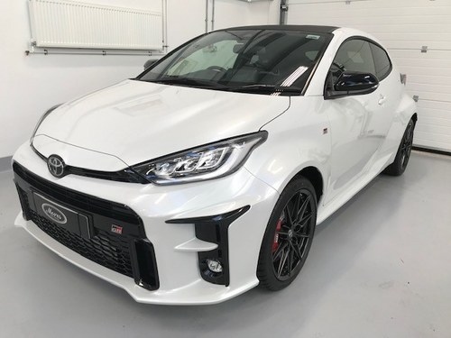 2021 Toyota Yaris GR Four, Pearl White, Circuit Pack 15, Delivery SOLD