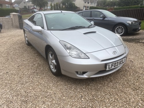 2003 Toyota Celica 1.8 only 35,000 1 lady owner For Sale