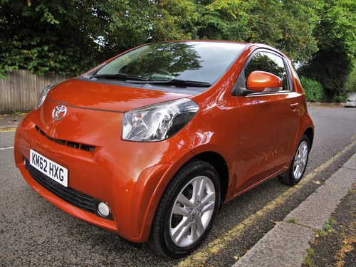 TOYOTA iQ3 1.3 AUTOMATIC 2013 1 OWNER LEATHER  BURNT ORANGE For Sale