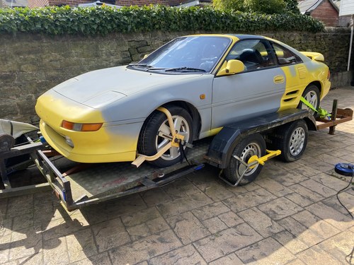 1992 Yellow Toyota MR2 16V T-Bar - Project With Trailer SOLD