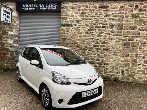 2012 62 TOYOTA AYGO 1.0 VVTI ICE 5DR. 24762 MILES. AUTO. For Sale