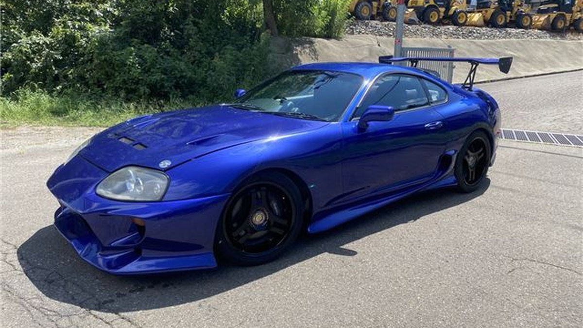 2001 Toyota Supra Blue Manual, 6 speed Right Hand Drive in Kobe, Japan ...