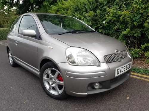 2003 Toyota Yaris T Sport 1.5 VVTi 103 BHP Air Con Sunroof
