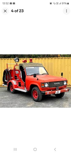 1983 Toyota Land Cruiser FJ60 Fire Truck only 2500km done