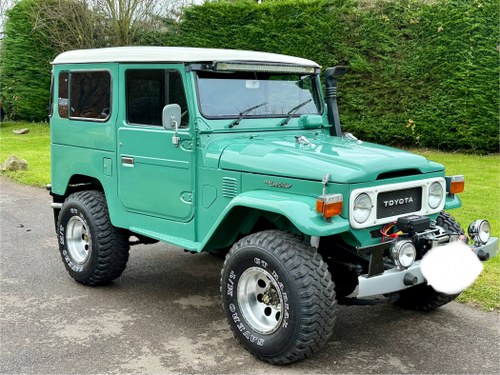 1980 Toyota Land Cruiser FJ40 Nebula green ULEZ & TAX EXEMPT