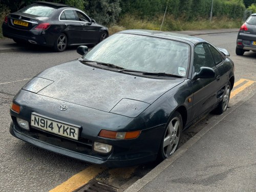 1996 TOYOTA MR2 UK CAR BRITISH GREEN - PROJECT/REPAIR - MANUAL For Sale