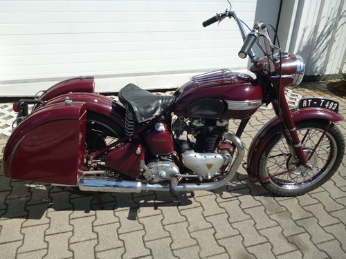 1950 Triumph Speed Twin Police Motorbike very rare For Sale